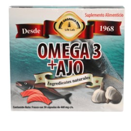 Omega 3 + Ajo Cápsulas  30 460 mg