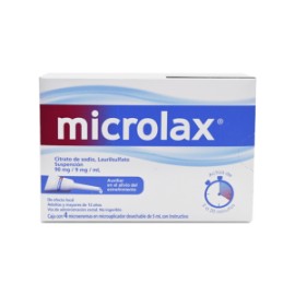 Microlax Suspensión Microenemas C/4 5 Ml