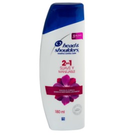 Shampoo H&S 2 en 1 Suave y Manejable