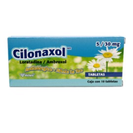 Cilonaxol 10 tabletas 30 mg