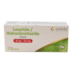 Losartán / Hidroclorotiazida 30 tabletas