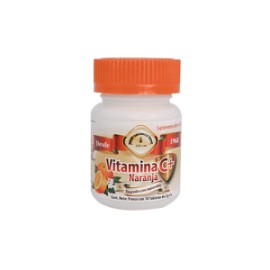 Vitamina C + Naranja 10 Tabletas  2.0 g