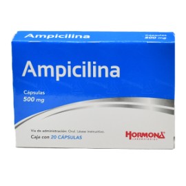 Ampicilina 20 Cápsulas